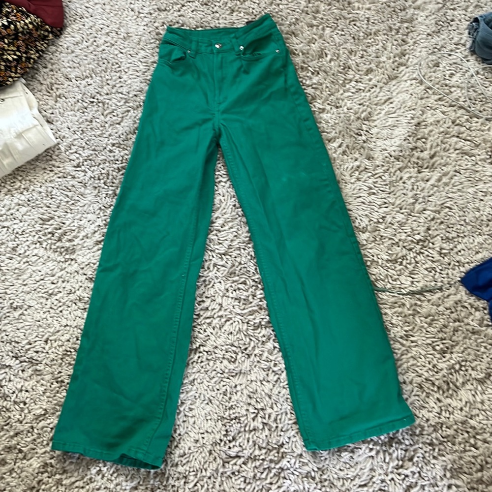 Green H & M Jeans